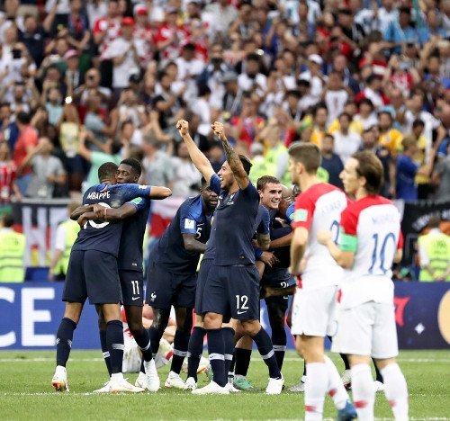 ワールドカップ2018決勝戦を制したフランス